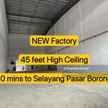 New Factory - 45 Feet High Ceiling Factory - Good Frontage