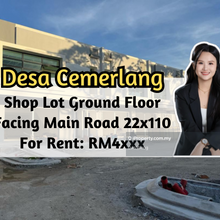Desa Cemerlang Shop Lot (Ground Floor), Facing Main Road, 22x110