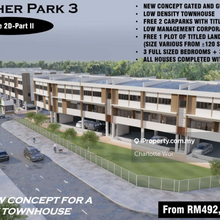 Kingfisher Likas/New Project/2 storey Townhouse/Free Garden Plot