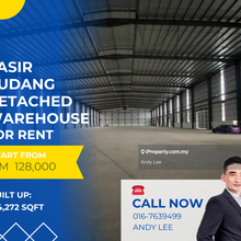 Pasir Gudang Detached Warehouse for Rent