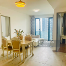 High floor beautiful views , newly painted move in condition 