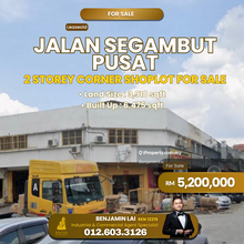 Taman Pusat Segambut 2 Storey Corner Shoplot For Sale