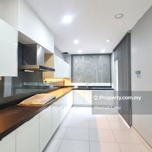 Long car porch for 5 cars Extended Kitchen Nice Built in Kitchen cabi