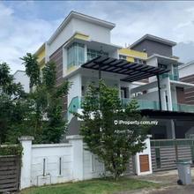 Taman Kempas Utama - Corner Double Storey Cluster House for sale