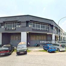 Corner 2sty Link Factory with Extra Extension Mezzanine