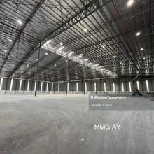 Shah Alam sek u19 detached warehouse 400amp with loading bay rent 