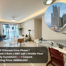 Walk to Ciq R&F 3-Bedroom Furnished 1087 sqft