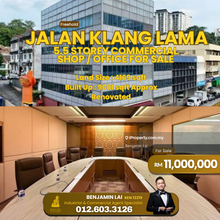 Jalan Klang Lama 5.5 Storey Commercial Shop / Office For Sale 