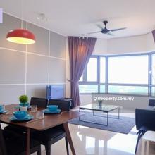High Floor Fully Furnished 2 Bedrooms Unit With Private Lift Lobby