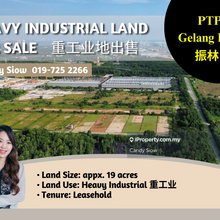 Tanjung Pelepas, ptp, Gelang Patah 19 acres Heavy Industrial Land
