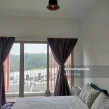 Partial furnished low floor studio available now