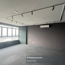 Partly Furnished with carpet and lighting