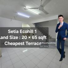 Full loan Cheapest 20x65 2 Storey Terrace for Sale, Specialist Agent