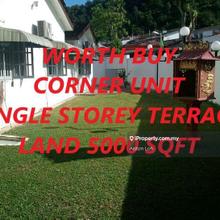 Jalan Delima Single Storey Terrace With Corner Unit For Sale