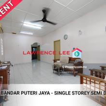 Fully furnished single storey semi d bandar puteri jaya for rent