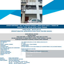 Auction Shoplot !! Below Market Price!