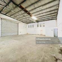 Semi D factory with big land, limited unit
