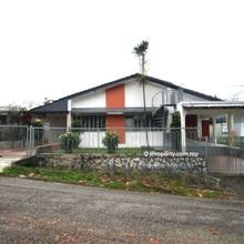 Newly painted 1-sty bungalow with huge land. Lots of potential .