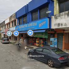 Below value end lot commercial shop for sale facing residential house