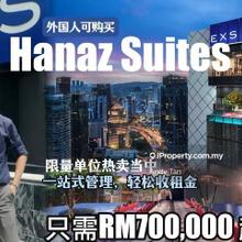 Hanaz Suites by Exsim freehold, walking distance 350m from KLCC.