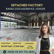 Kempas, Detached Factory For Rent