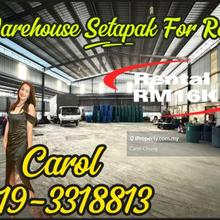 Setapak Warehouses For Rent