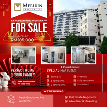 Kayangan Puri Mutiara, 850 sq.ft, Fully Renovated, Furnished