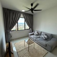Parc 3, 2 rooms, partly furnished, non-bumi lot, near MRT, park view