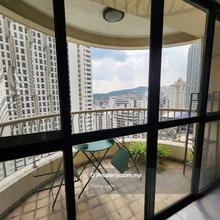 High floor balcony unit for Rent