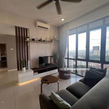 Fully furnished nice garden & city view! newly reno! good condition!