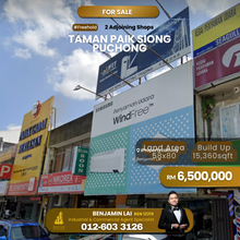 Taman Paik Siong 2 Adjoining Shops 3 Sty Shop Lot For Sale