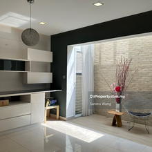 End lot with nice reno 