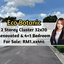 Eco Botanic, 2 Storey Cluster 32x70, Renovated, 4 plus 1 Bedroom