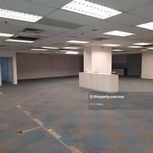 Partly furnished office for rent,2715sf,plaza sentral,kl sentral