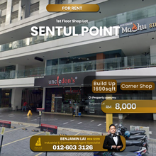 Sentul Point, Sentul 1st Floor Shop (Corner) for Rent 