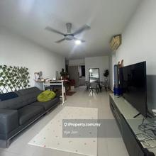 Partly furnished unit for rent
