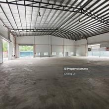 Meru 1.5storey bungalow factory build up 16000sft for rent