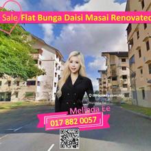 Masai Flat Bunga Daisi @ Taman Plentong Utama Renovated 3bed