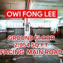Facing Main Road Ground Floor Shop lot For Rent