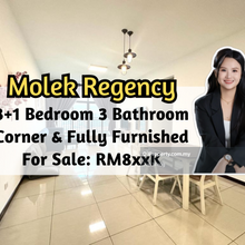 Molek Regency, ROI 5.8%, Dual Key, Corner Unit, Fully Furnished