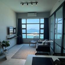 Value sea view serviced suite in town