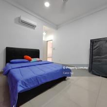 Partly furnished with aircond
