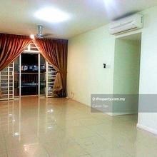 New condo, nice view, partly furnished, 3r3b, 2 carpark