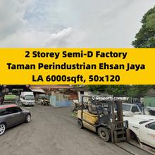 Taman Perindustrian Ehsan Jaya, 6000sqft, 50x120