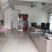 Endlot unit Kemuning Utama Damai Residence Terrace house for Sale