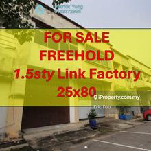 Freehold Puchong 1,5 Link Factory Meranti Jaya 25x80 High ROI 4.0%
