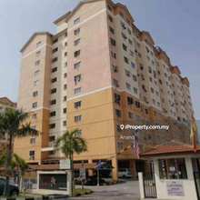 Well maintained and partially furnished unit at kantan court apartment