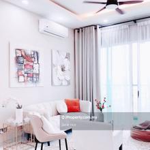Fully furnished & Renovated unit in La Thea Residences corner unit