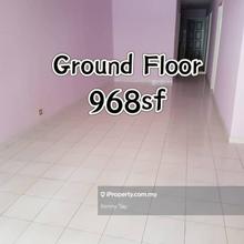 Ground floor unit, facing empty