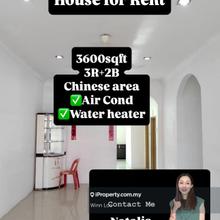 Taman Cendana, 1 Storey Semi D House For Rent 